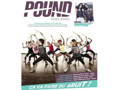 POUND™, venue des États-Unis, arrive au CMG SPORTS CLUB !