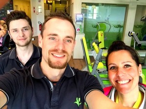 Sébastien, Florian et Edith